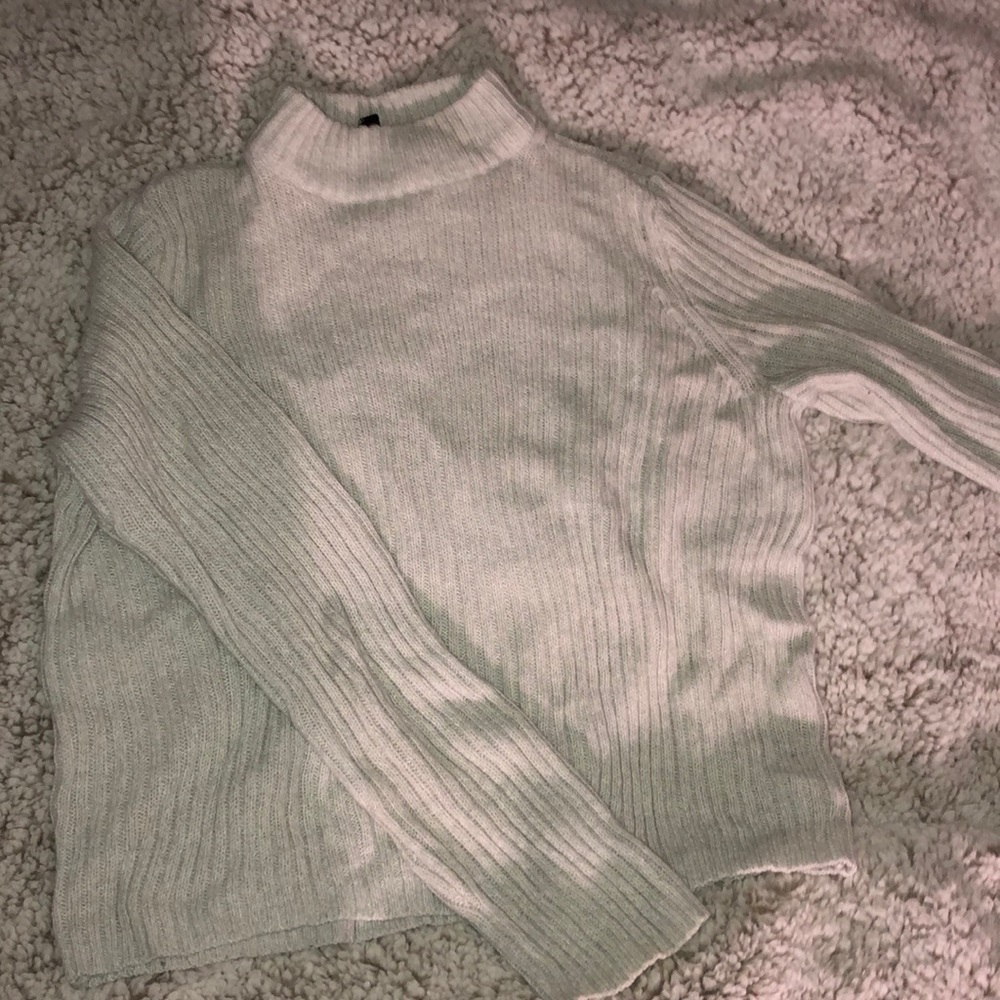Light grey turtleneck